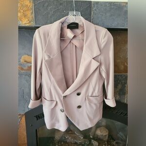 East by Eastwest light beige double breasted blazer coat jacket, size 1/small